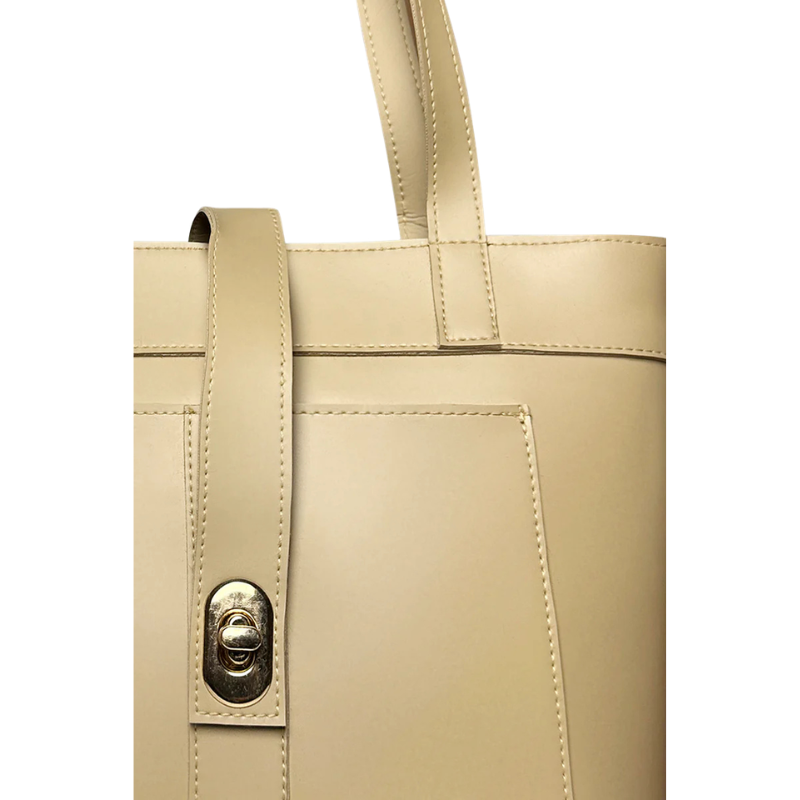 Classic Beige Tote Bag