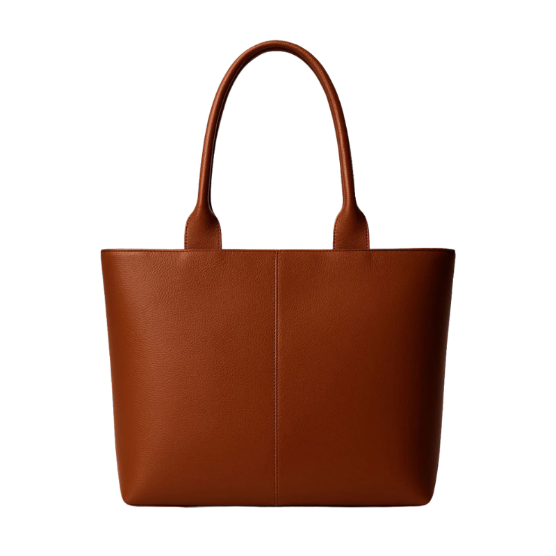 Brown Leather Tote Bag