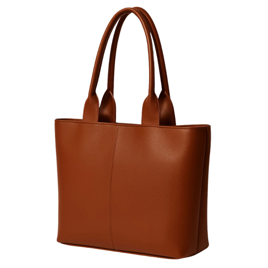 Brown Leather Tote Bag