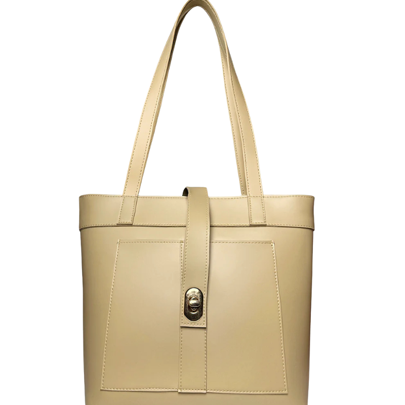 Classic Beige Tote Bag