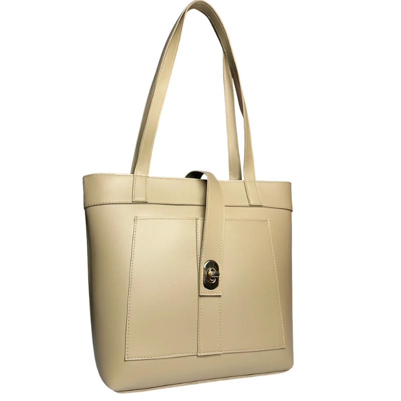Classic Beige Tote Bag